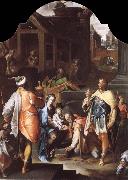 SPRANGER, Bartholomaeus The Adoration of the Kings oil on canvas